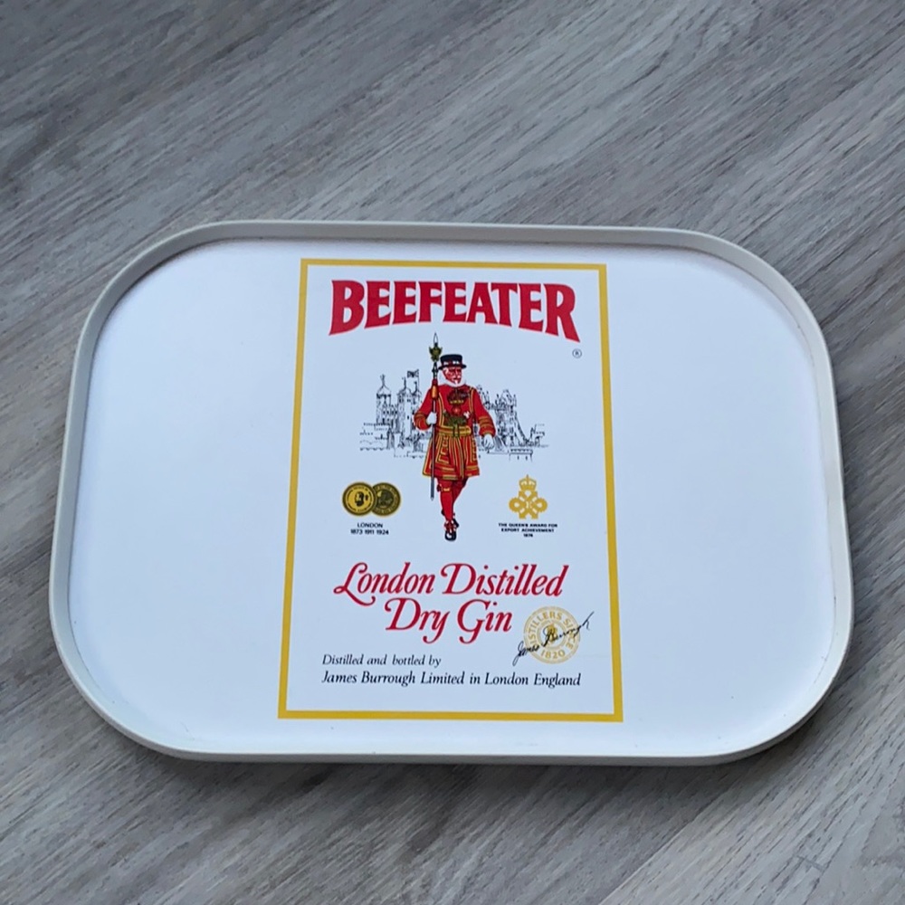 Vintage Beefeater tray
